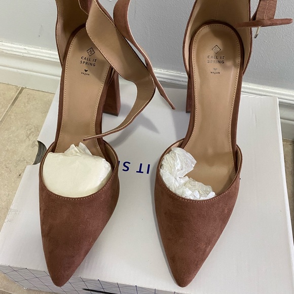 Closed toe wrap around ankle heels - Picture 2 of 5